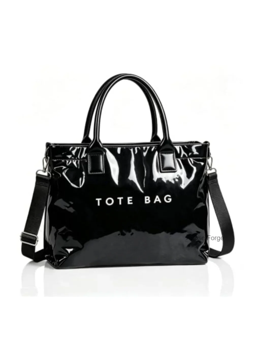 Waterproof PVC Tote Bag for Women, Fits 14